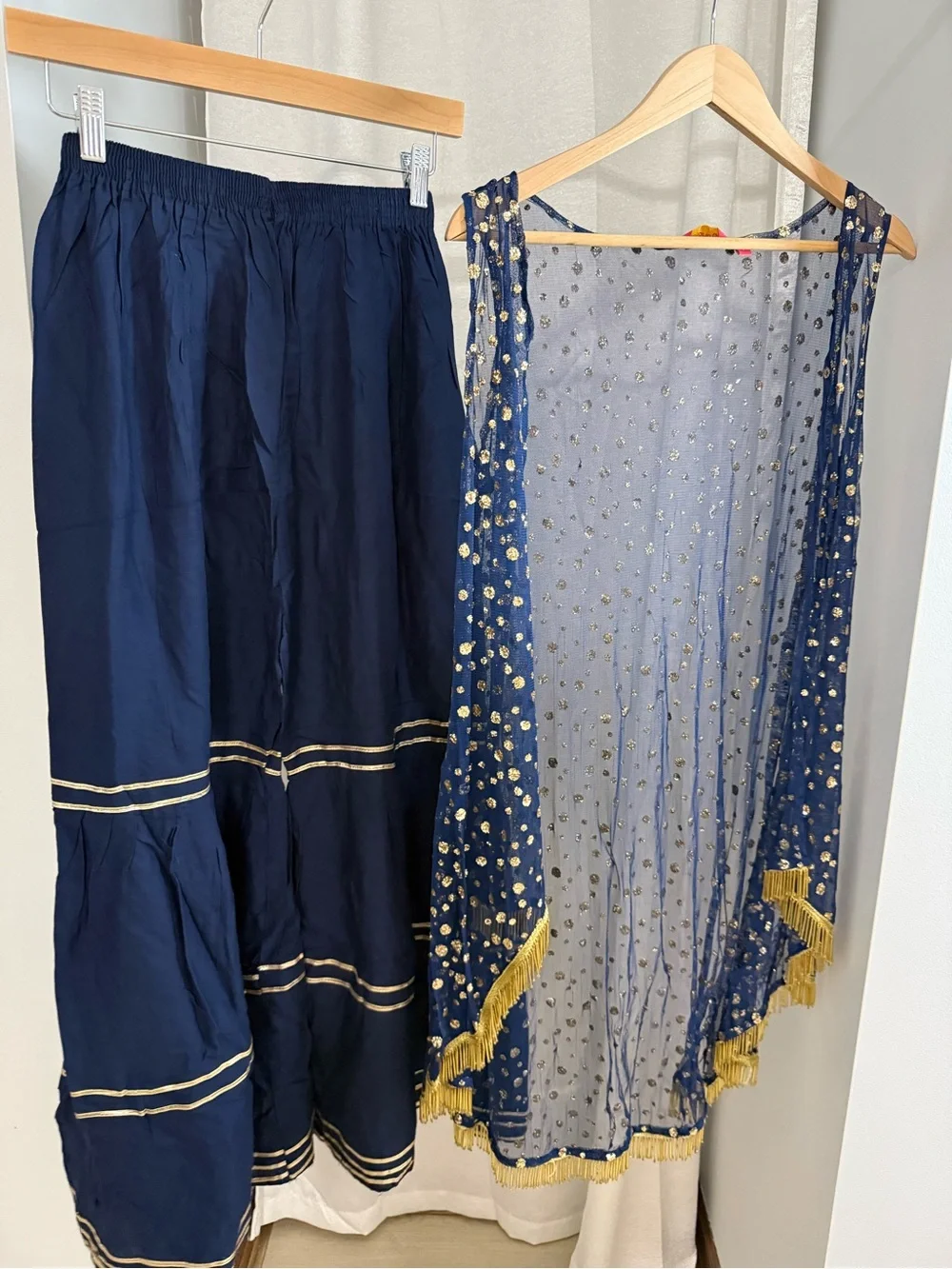 Cocktail Party Navy Indo Western
